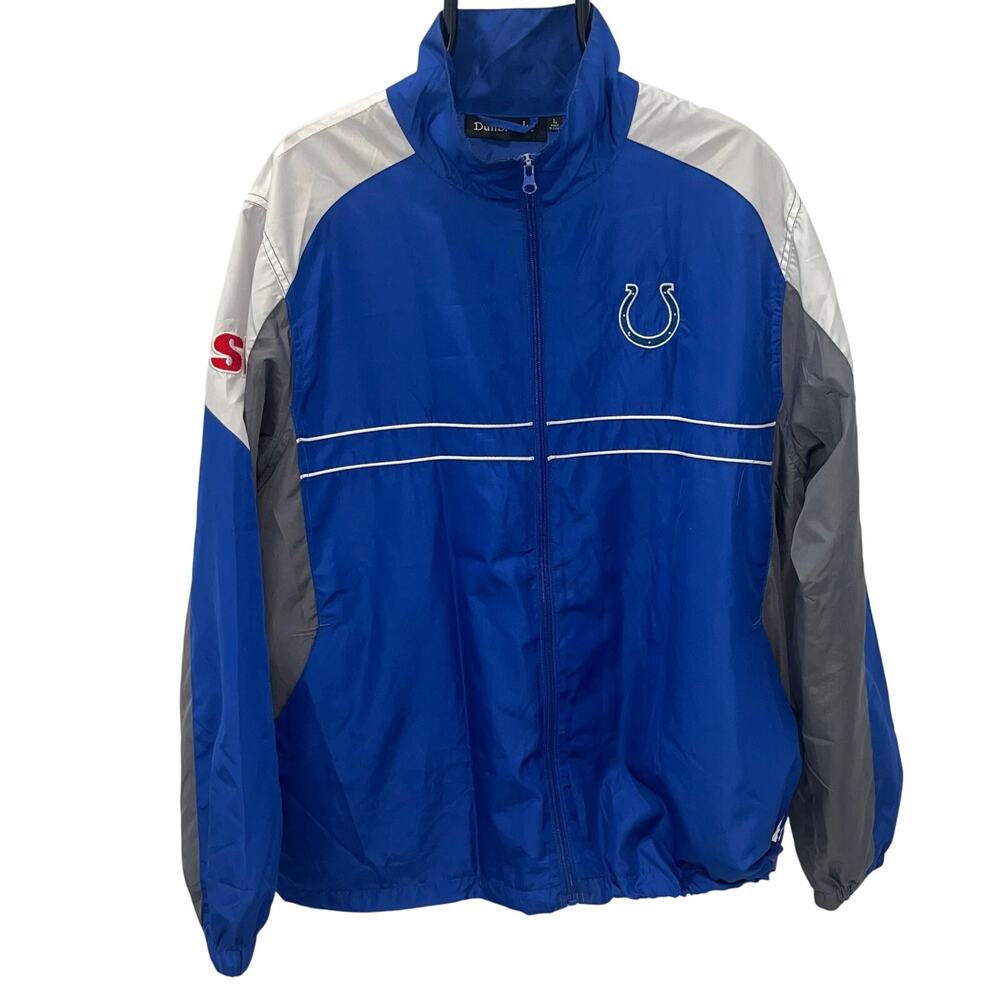 NFL Dunbrooke Men's LG Indianapolis Colts Sports Illustrated Windbreaker